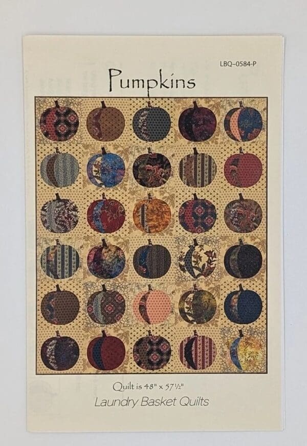 A poster of pumpkins hanging on the wall.