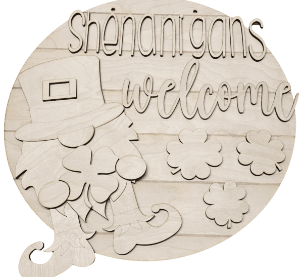 Shenanigans Welcome! DIY Door Hanger Kit - Image 4