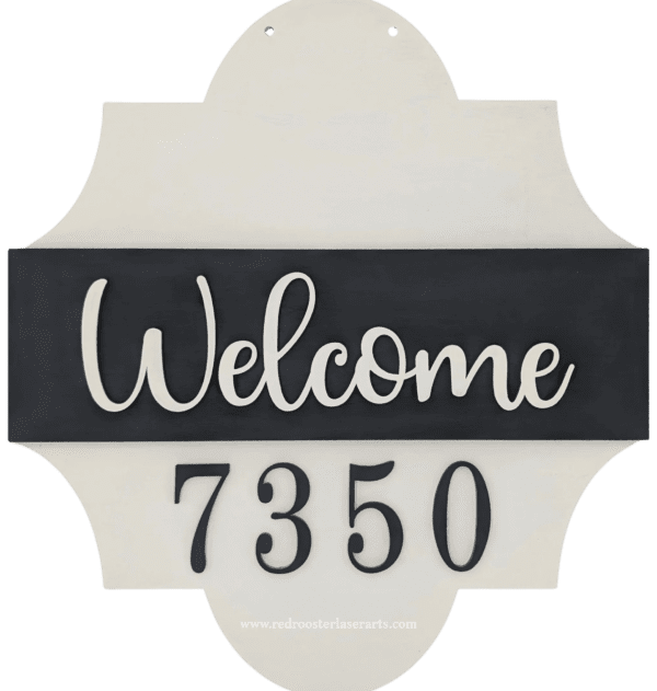 Interchangeable Scene Welcome Door Hanger Base kit