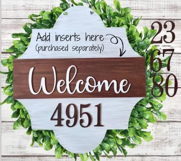 Interchangeable Scene Welcome Door Hanger Base kit - Image 2