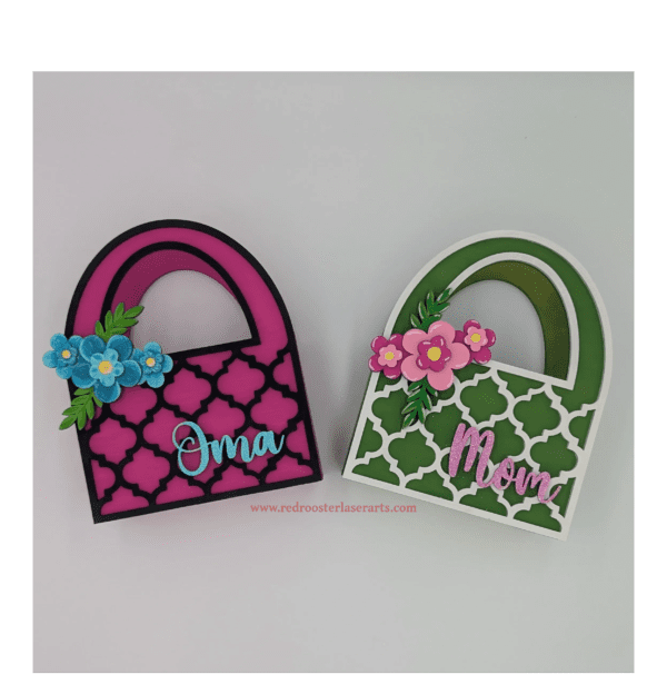 DIY 3D Wooden Purse / Gift Bag - Image 5