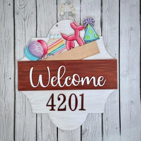 Interchangeable Door Hanger Insert - Birthday - Image 2